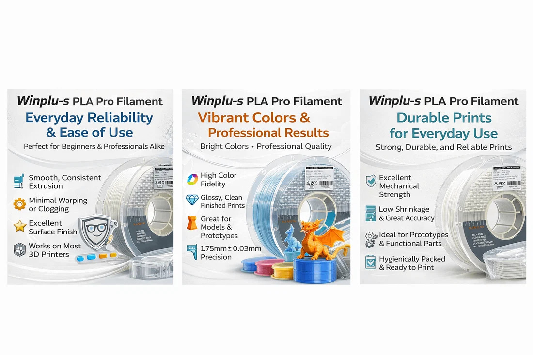 Winplu_s PLA-Hyper 3D Printer Filament - 1kg - Image 2