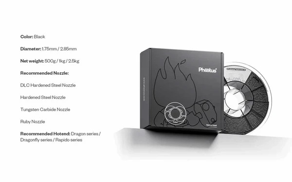 PHAETUS NexPa CF25 Nylon Filament 1kg - Image 2