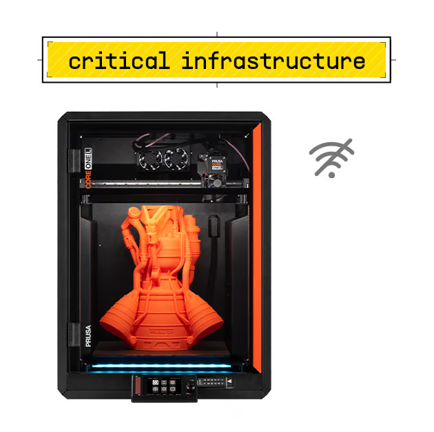 Prusa CORE One L+ Critical Infrastructure Edition (with encrypted 30GB USB)